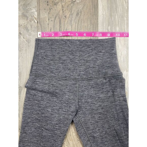 Lululemon Align Pant 28" Size 2 Heathered Black Nulu Fabric Lightweight Leggings - Picture 9 of 11
